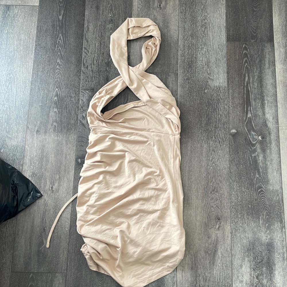 Nude going out dress